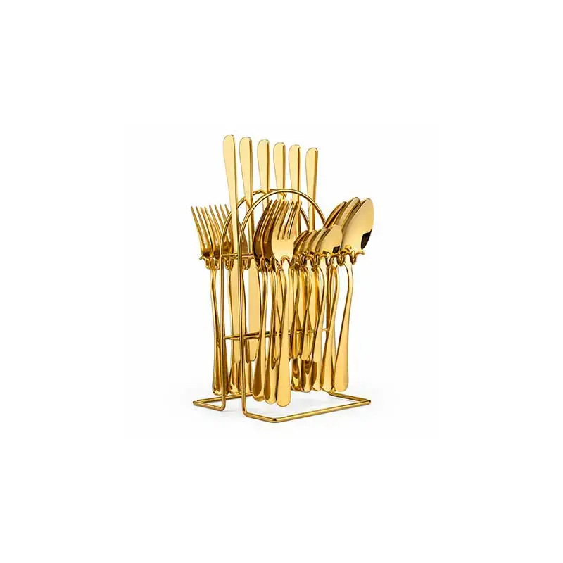 24-Piece Stainless Steel Cutlery Set